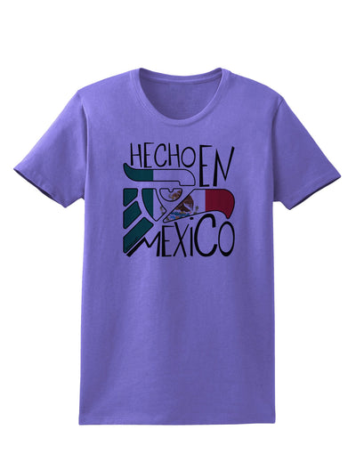 Hecho en Mexico Design - Mexican Flag Womens T-Shirt by TooLoud-Womens T-Shirt-TooLoud-Violet-X-Small-Davson Sales