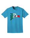 Hecho en Mexico Eagle Symbol - Mexican Flag Adult Dark T-Shirt by TooLoud-Mens T-Shirt-TooLoud-Turquoise-Small-Davson Sales