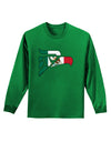 Hecho en Mexico Eagle Symbol - Mexican Flag Adult Long Sleeve Dark T-Shirt by TooLoud-TooLoud-Kelly-Green-Small-Davson Sales