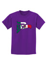 Hecho en Mexico Eagle Symbol - Mexican Flag Childrens Dark T-Shirt by TooLoud-Childrens T-Shirt-TooLoud-Purple-X-Small-Davson Sales