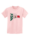 Hecho en Mexico Eagle Symbol - Mexican Flag Childrens T-Shirt by TooLoud-Childrens T-Shirt-TooLoud-PalePink-X-Small-Davson Sales