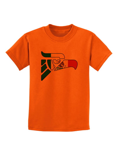 Hecho en Mexico Eagle Symbol - Mexican Flag Childrens T-Shirt by TooLoud-Childrens T-Shirt-TooLoud-Orange-X-Small-Davson Sales