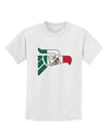 Hecho en Mexico Eagle Symbol - Mexican Flag Childrens T-Shirt by TooLoud-Childrens T-Shirt-TooLoud-White-X-Small-Davson Sales