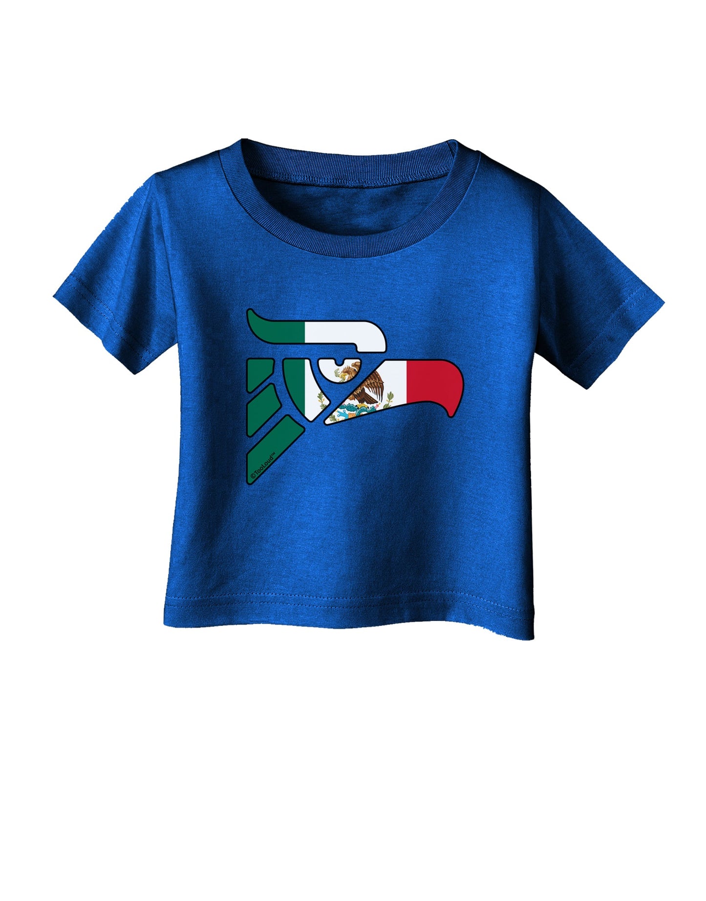 Hecho en Mexico Eagle Symbol - Mexican Flag Infant T-Shirt Dark by TooLoud-Infant T-Shirt-TooLoud-Royal-Blue-06-Months-Davson Sales