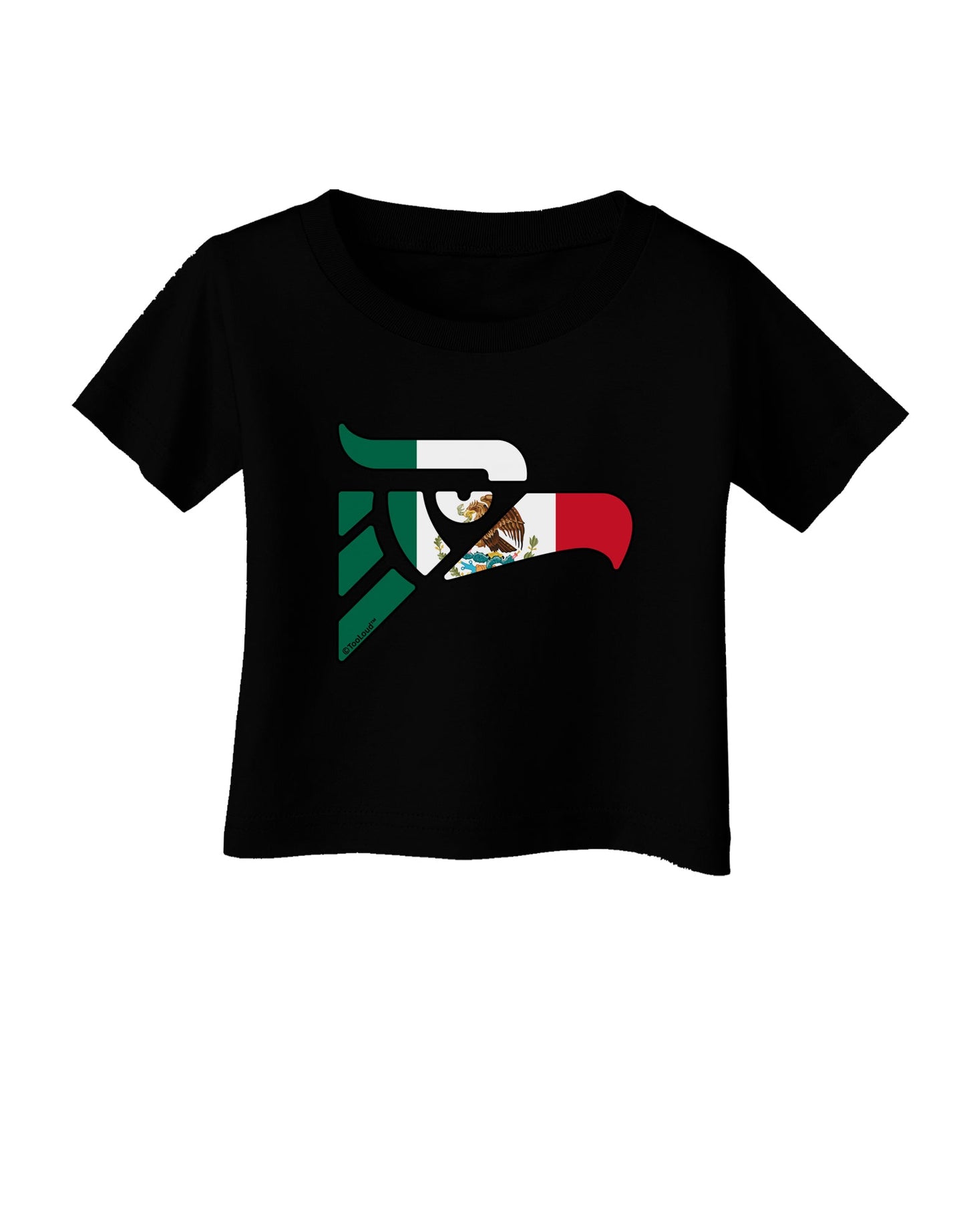 Hecho en Mexico Eagle Symbol - Mexican Flag Infant T-Shirt Dark by TooLoud-Infant T-Shirt-TooLoud-Black-06-Months-Davson Sales