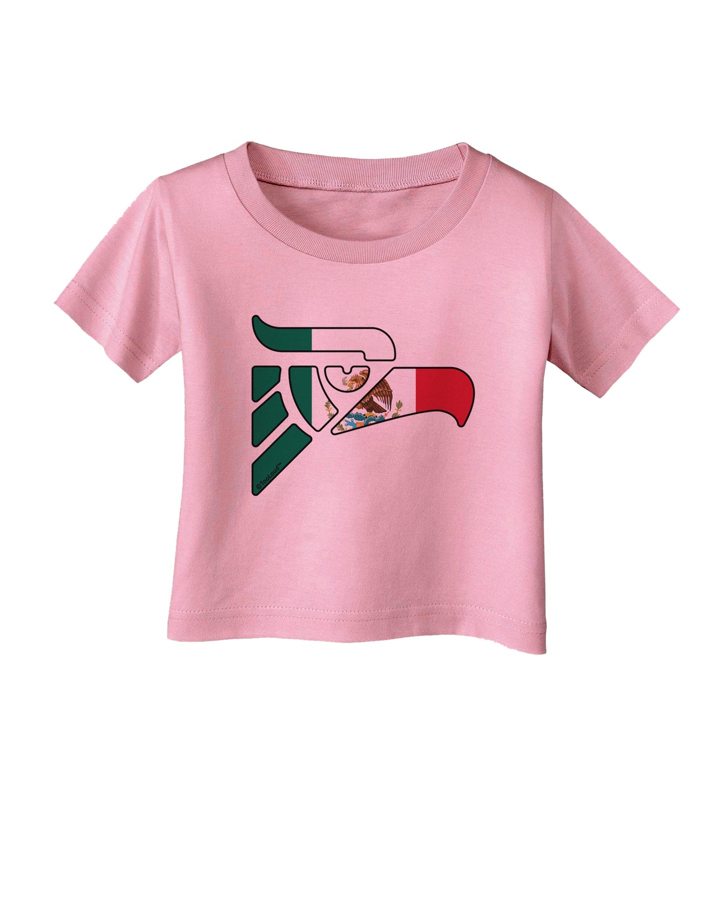 Hecho en Mexico Eagle Symbol - Mexican Flag Infant T-Shirt by TooLoud-Infant T-Shirt-TooLoud-Candy-Pink-06-Months-Davson Sales