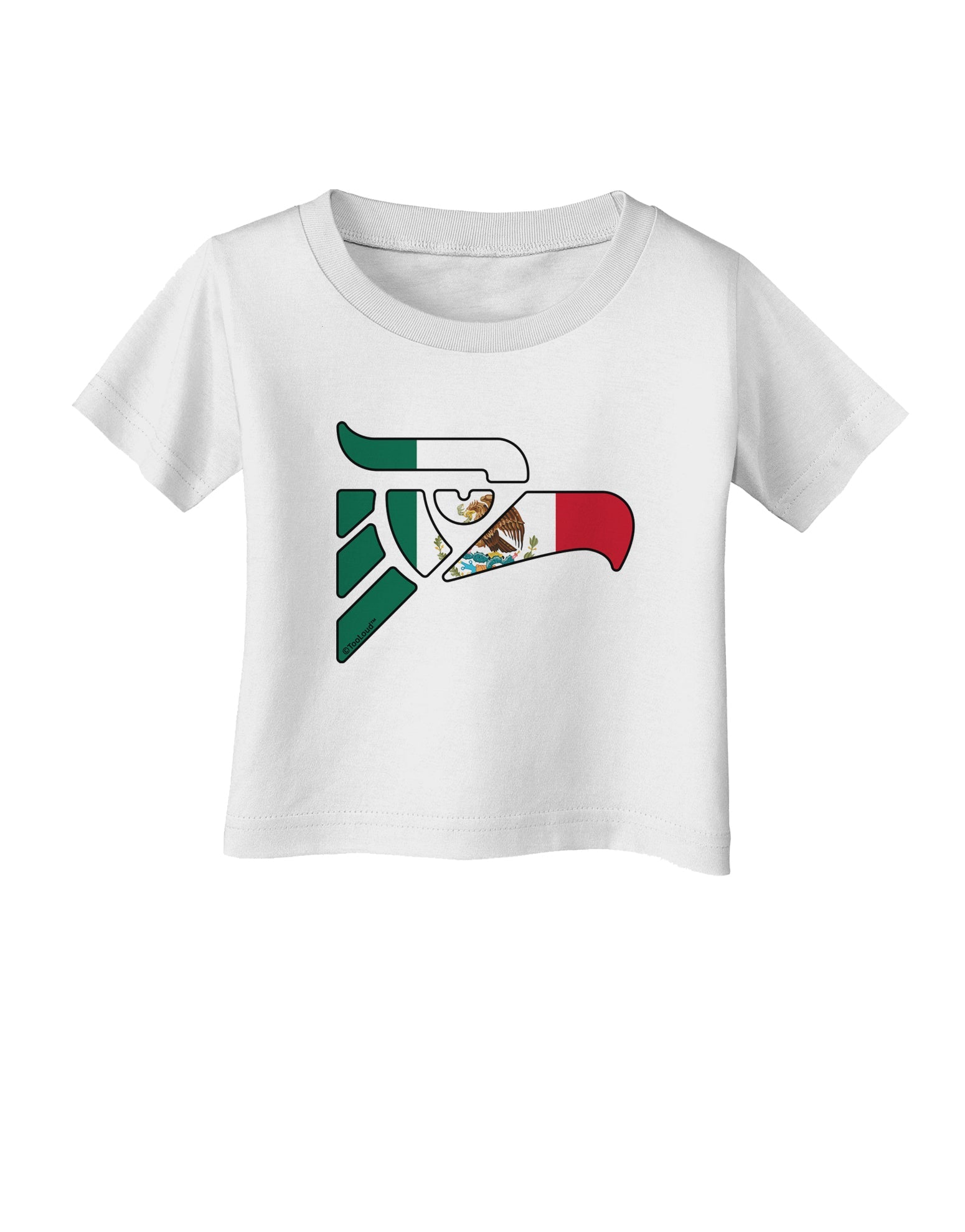 Hecho en Mexico Eagle Symbol - Mexican Flag Infant T-Shirt by TooLoud-Infant T-Shirt-TooLoud-White-06-Months-Davson Sales