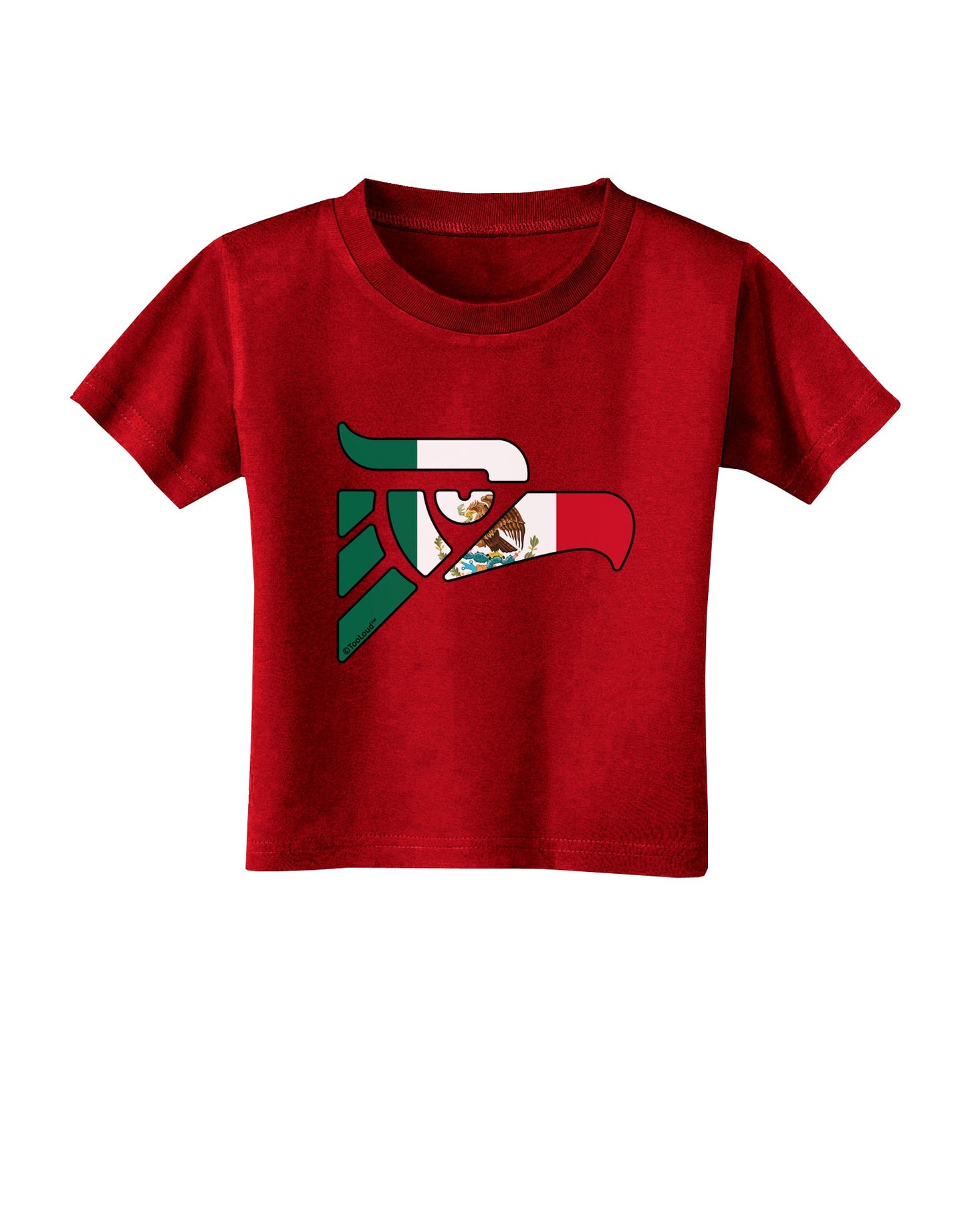 Hecho en Mexico Eagle Symbol - Mexican Flag Toddler T-Shirt Dark by TooLoud-Toddler T-Shirt-TooLoud-Red-2T-Davson Sales