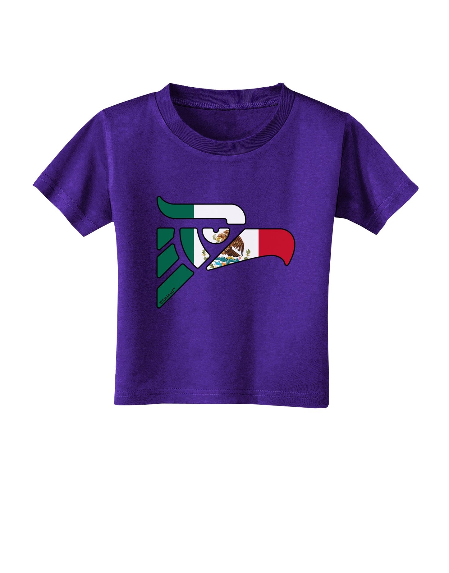 Hecho en Mexico Eagle Symbol - Mexican Flag Toddler T-Shirt Dark by TooLoud-Toddler T-Shirt-TooLoud-Purple-2T-Davson Sales