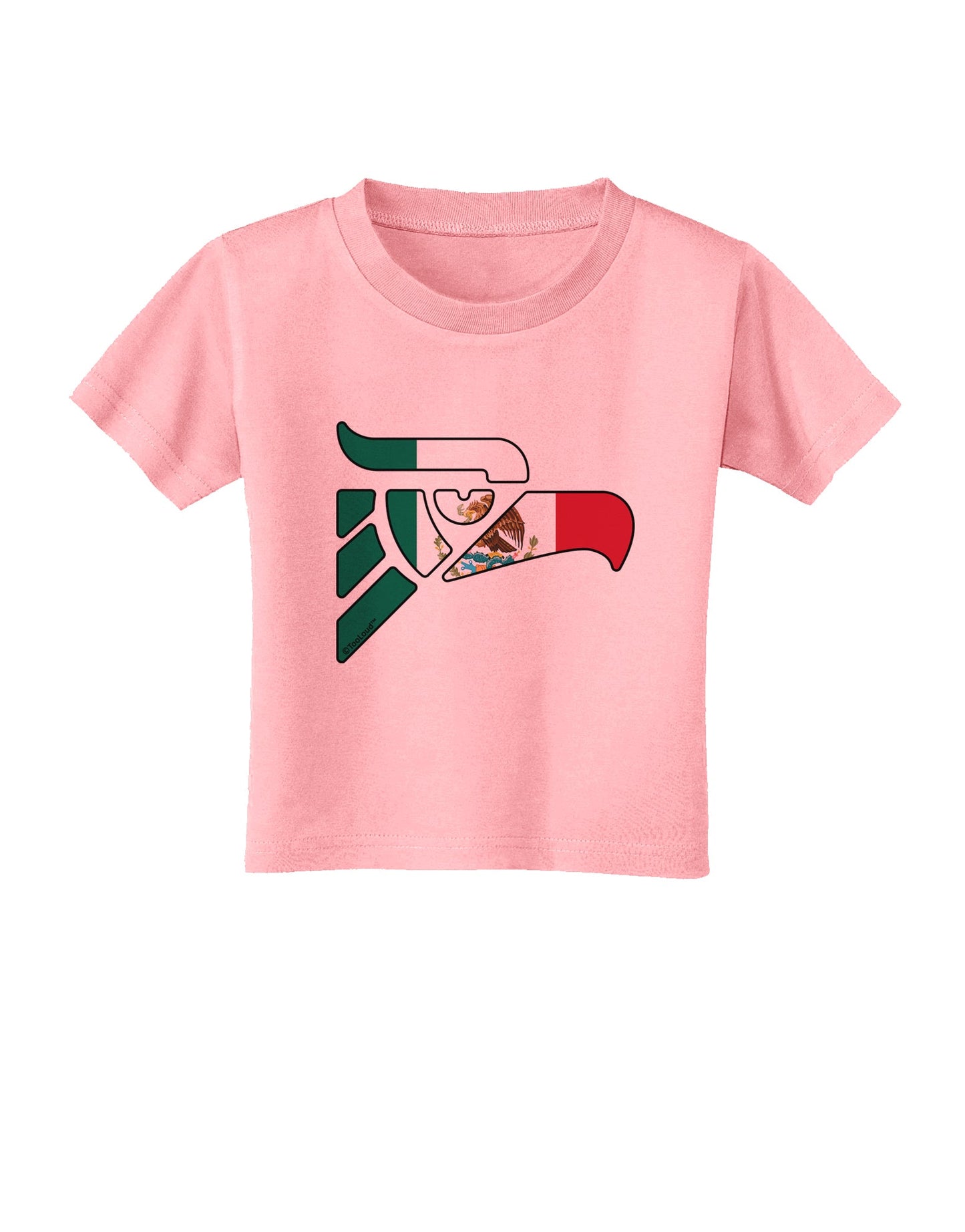 Hecho en Mexico Eagle Symbol - Mexican Flag Toddler T-Shirt by TooLoud-Toddler T-Shirt-TooLoud-Candy-Pink-2T-Davson Sales