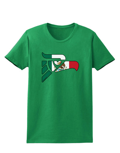 Hecho en Mexico Eagle Symbol - Mexican Flag Womens Dark T-Shirt by TooLoud-Womens T-Shirt-TooLoud-Kelly-Green-X-Small-Davson Sales