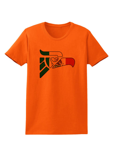 Hecho en Mexico Eagle Symbol - Mexican Flag Womens T-Shirt by TooLoud-Womens T-Shirt-TooLoud-Orange-X-Small-Davson Sales