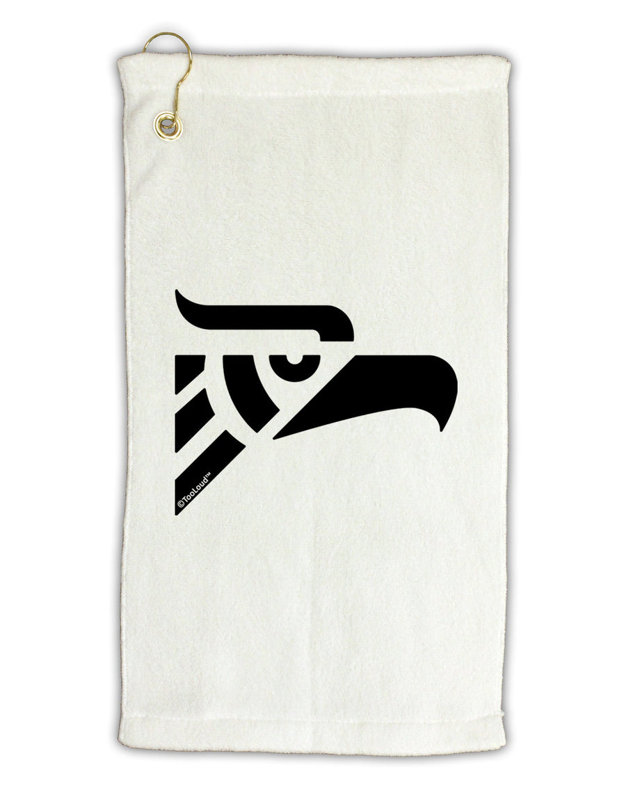 Hecho en Mexico Eagle Symbol Micro Terry Gromet Golf Towel 16 x 25 inch by TooLoud-Golf Towel-TooLoud-White-Davson Sales