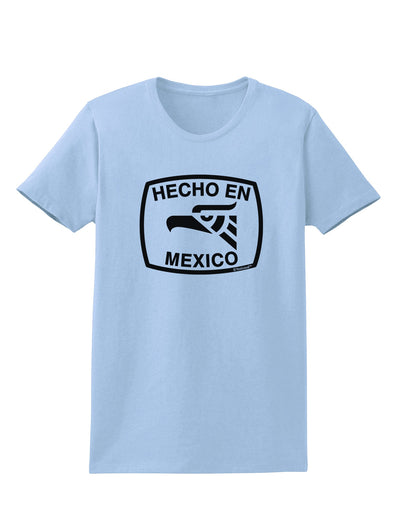 Hecho en Mexico Eagle Symbol with Text Womens T-Shirt by TooLoud-Womens T-Shirt-TooLoud-Light-Blue-X-Small-Davson Sales