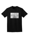 Helicopter Sketch Adult Dark T-Shirt-Mens T-Shirt-TooLoud-Black-Small-Davson Sales