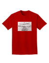 Helicopter Sketch Adult Dark T-Shirt-Mens T-Shirt-TooLoud-Red-Small-Davson Sales