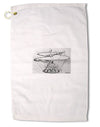 Helicopter Sketch Premium Cotton Golf Towel - 16 x 25 inch-Golf Towel-TooLoud-16x25"-Davson Sales