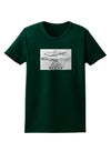 Helicopter Sketch Womens Dark T-Shirt-Womens T-Shirt-TooLoud-Forest-Green-Small-Davson Sales