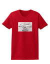 Helicopter Sketch Womens Dark T-Shirt-Womens T-Shirt-TooLoud-Red-X-Small-Davson Sales