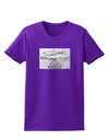 Helicopter Sketch Womens Dark T-Shirt-Womens T-Shirt-TooLoud-Purple-X-Small-Davson Sales