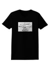 Helicopter Sketch Womens Dark T-Shirt-Womens T-Shirt-TooLoud-Black-X-Small-Davson Sales