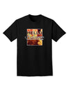 Hello Autumn Adult Dark T-Shirt-Mens T-Shirt-TooLoud-Black-Small-Davson Sales