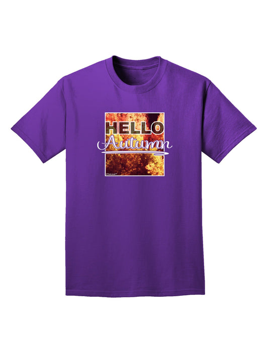 Hello Autumn Adult Dark T-Shirt-Mens T-Shirt-TooLoud-Purple-Small-Davson Sales