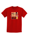 Hello Autumn Childrens Dark T-Shirt-Childrens T-Shirt-TooLoud-Red-X-Small-Davson Sales
