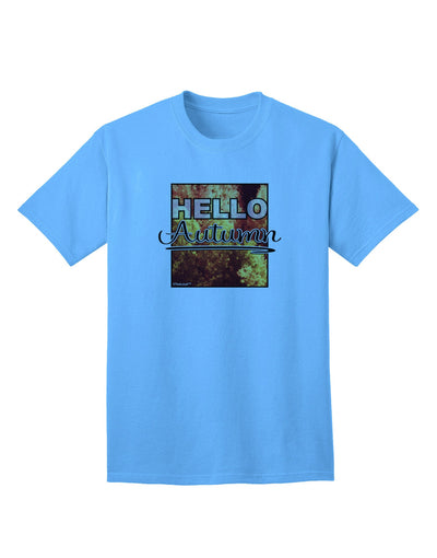 Hello Autumn Premium Adult T-Shirt Collection-Mens T-shirts-TooLoud-Aquatic-Blue-Small-Davson Sales