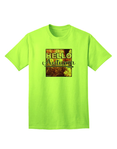 Hello Autumn Premium Adult T-Shirt Collection-Mens T-shirts-TooLoud-Neon-Green-Small-Davson Sales