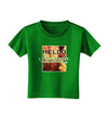 Hello Autumn Toddler T-Shirt Dark-Toddler T-Shirt-TooLoud-Clover-Green-2T-Davson Sales