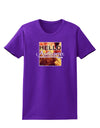 Hello Autumn Womens Dark T-Shirt-TooLoud-Purple-X-Small-Davson Sales