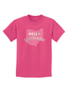 Hello Cleveland Childrens Dark T-Shirt-Childrens T-Shirt-TooLoud-Sangria-X-Small-Davson Sales