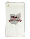 Hello Cleveland Micro Terry Gromet Golf Towel 16 x 25 inch-Golf Towel-TooLoud-White-Davson Sales