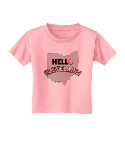 Hello Cleveland Toddler T-Shirt-Toddler T-Shirt-TooLoud-Candy-Pink-2T-Davson Sales