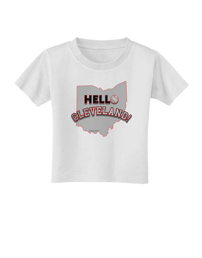 Hello Cleveland Toddler T-Shirt-Toddler T-Shirt-TooLoud-White-2T-Davson Sales