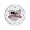 Hello Cleveland 10 Inch Round Wall Clock with Numbers