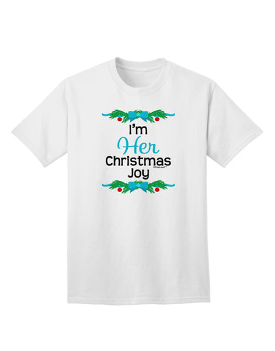 Her Christmas Joy Matching His & Hers Adult T-Shirt-Mens T-Shirt-TooLoud-White-Small-Davson Sales