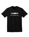 Here Zombie Zombie Zombie Bazooka Adult Dark T-Shirt-Mens T-Shirt-TooLoud-Black-Small-Davson Sales