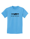 Here Zombie Zombie Zombie Bazooka Childrens T-Shirt-Childrens T-Shirt-TooLoud-Aquatic-Blue-X-Small-Davson Sales