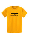 Here Zombie Zombie Zombie Bazooka Childrens T-Shirt-Childrens T-Shirt-TooLoud-Gold-X-Small-Davson Sales