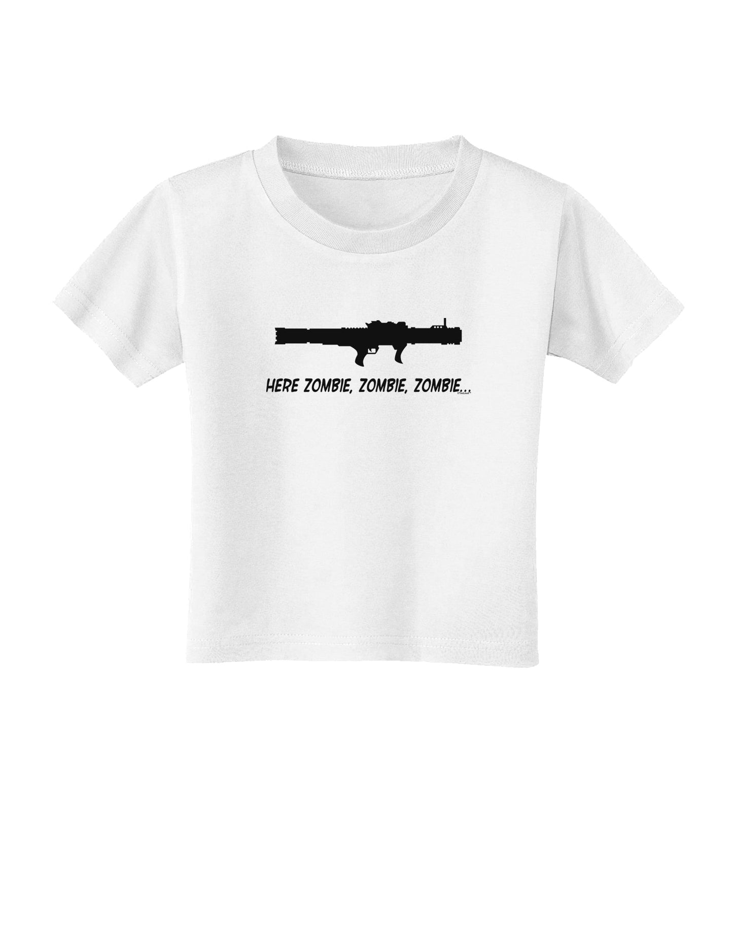Here Zombie Zombie Zombie Bazooka Toddler T-Shirt-Toddler T-Shirt-TooLoud-White-2T-Davson Sales