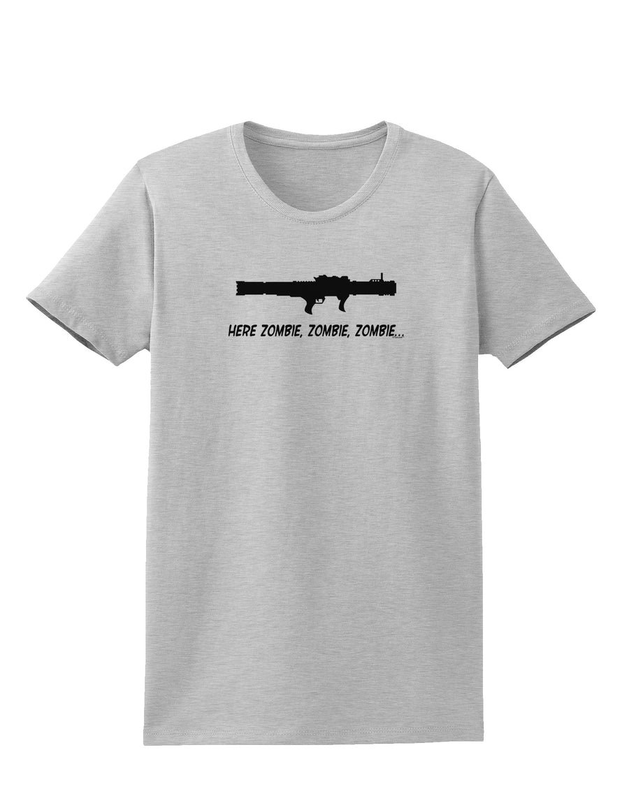 Here Zombie Zombie Zombie Bazooka Womens T-Shirt-Womens T-Shirt-TooLoud-White-X-Small-Davson Sales