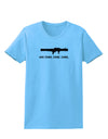 Here Zombie Zombie Zombie Bazooka Womens T-Shirt-Womens T-Shirt-TooLoud-Aquatic-Blue-X-Small-Davson Sales