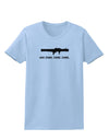 Here Zombie Zombie Zombie Bazooka Womens T-Shirt-Womens T-Shirt-TooLoud-Light-Blue-X-Small-Davson Sales