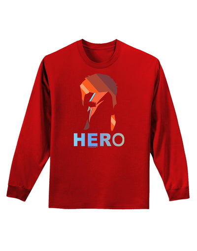 Hero of the Weirdos Adult Long Sleeve Dark T-Shirt-TooLoud-Red-Small-Davson Sales