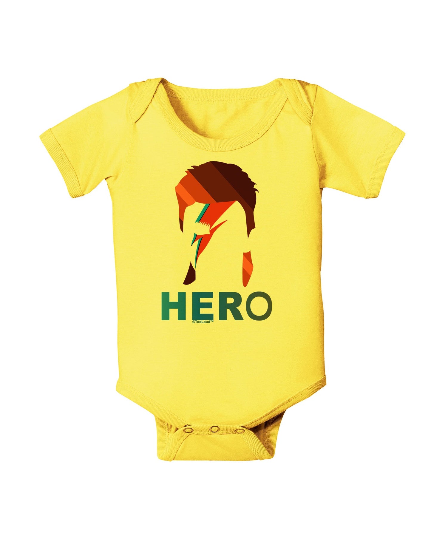 Hero of the Weirdos Baby Romper Bodysuit by-Baby Romper-TooLoud-Yellow-06-Months-Davson Sales