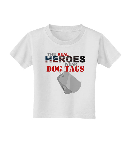 Heroes Dog Tags Toddler T-Shirt-Toddler T-Shirt-TooLoud-White-2T-Davson Sales