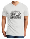 Hershel Farms Adult V-Neck T-shirt by TooLoud-Mens V-Neck T-Shirt-TooLoud-White-Small-Davson Sales
