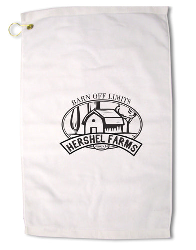 Hershel Farms Premium Cotton Golf Towel - 16 x 25 inch by TooLoud-Golf Towel-TooLoud-16x25"-Davson Sales